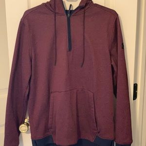 Men’s UA quarter zip hoodie in Medium.